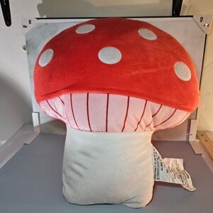 Target Mushroom Pillow Plush Red‎ White Spotted Decor Stuffed Animal